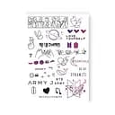 Набор временных татуировок BTS microcosmos Tattooshka LB-190