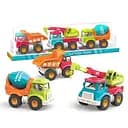 Набір машин "Будівельна техніка" 3 штуки, розмір машинки 11см, інерція, рухливі елементи XG5-5