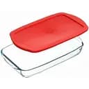 Форма для запекания Borcam пластиковой крышкой 26х15х5.5 см 1.32 л (59864RL)