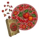 Деревянный фигурный пазл Декоративная Роспись Дары Лета, А1, Картонная коробка 500+ элементов