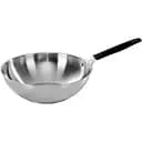 Сковорода-Wok Barazzoni 33 Carati  Inox 28 см 3.7 л (170156128)