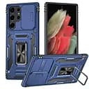 Ударопрочный чехол Camshield Army Ring для Samsung Galaxy S25 Ultra Синий / Navy