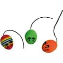 Игрушка для кошек Croci Мышь - зефирный мяч 4.5 см 3 шт. 