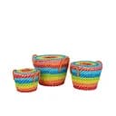 Комплект корзин для хранения J-Line цветной 3 шт. (41785)