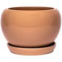 Керамический горшок Nana Keramiks Слой 2.5 л глянец мокко (shar-2-5-mok)
