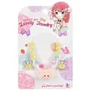 Набор детской бижутерии UT7006R браслет и клипсы Оранжевый