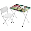 Детский столик Bambi M 5966-1 складной со стульчиком домашние животные