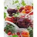 Набір для творчості алмазна картина Полуничне варення Strateg KB128, 30x40 см