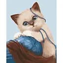 Картина за номерами ArtCraft Грайливе кошеня 30x40 см (11673-AC)