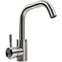 Змішувач кухонний Platinum LN34 (2055) поворотний одноважільний з нержавіючої сталі сірий (000039908)