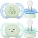 Пустышка Philips Avent Ultra start Nighttime для младенцев 0+ месяцев 2 шт. (SCF075/08)