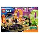 Конструктор LEGO City Подвійна петля Арена для трюків, 598 деталей (60339)