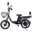 Электровелосипед Minako U20" 800W 48V 18Ah + сиденье/багажник черный