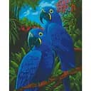 Картина по номерам Гиацинтовые ары 11518-AC 30х40 см