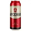 Пиво Арсенал Крепкое, светлое, 8%, ж/б, 0,48 л