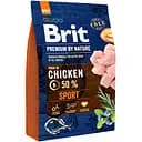 Сухой корм для собак с высокими физическими нагрузками Brit Premium Dog Sport с курицей 3 кг