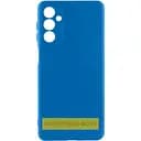 Чохол TPU Getman Liquid Silk Full Camera для Samsung Galaxy S21 Синій / Royal blue