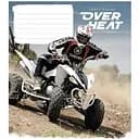 Зошит учнівський Over heat Школярик 018-3218L-5 у лінію на 18 аркушів