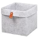 Корзина для хранения Handy Home Фетр, 23х23х26,5 см, светло-серый (UC-197)