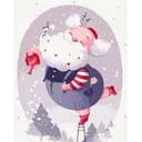 Картина за номерами Art Craft Святковий Санта 40х50 см (16122-AC)