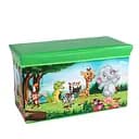 Текстильный ящик для игрушек C 68851-1 складной с рисунком зверей 31 х 60 х 35 см