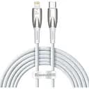 Кабель Baseus Glimmer Series Fast Charging USB-C to Lightning 2m White (CADH000102)