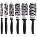  Набір щіток керамічних круглих антибактеріальних ТЕК 6 шт. (13, 18, 24, 30, 36, 42 мм) 