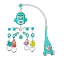 Карусель на кроватку 648 A-56 с проектором и мелодиями, свет, 4 погремушки, музыка голубой