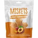 Мини-рожки вафельные Miskets с начинкой со вкусом персика и белым шоколадом 50 г