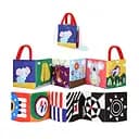 Дитяча розвиваюча текстильна книга Urmywo (UMWLBS01AY)