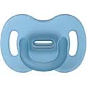 Пустышка силиконовая Suavinex, физиологическая, 0-6 мес., голубой (307262)