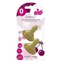 Соска круглая Nip Вишенка Universal, латексная, 0+, средний поток, размер M, 2 шт. (93001)