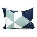 Наволочка 70х70 см бязь синього кольору 326803