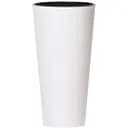 Горшок для цветов Prosperplast Tubus высокий, с вкладышем 2 в 1, 150 мм, белый (74945-449)