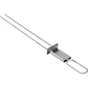 Шампур подвійний Grilli з нержавіючої сталі з повзунком для зняття м'яса (88879)