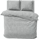 Комплект постільної білизни LeLit Двоспальний 180х215 см мікрофібра P-0200/1 сірий (le2000000304175)