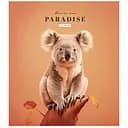 Тетрадь общая Love in paradise Школярик 036-3256L-3 в линию 36 листов