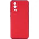 Силиконовый чехол Epik Candy Full Camera для Xiaomi Poco F5 Pro Красный / Camellia