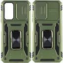 Ударопрочный чехол Camshield Army Ring для Xiaomi Redmi Note 11 (Global) / Note 11S / Note 12S Оливковый / Army Green