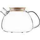 Заварник Ardesto Midori Bubble 1500 мл боросиликатное стекло бамбук прозрачный