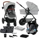 Універсальна коляска 3 в 1 Kinderkraft Xmoov CT світло-сіра (00-00305177)