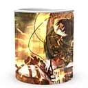 Кружка GeekLand Атака Титанов Attack on Titan искры AT.02.54 330 мл белая