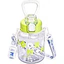 Пляшка для води Yiwu дитяча Gucgres 650 мл з ремінцем зелений HP-14-43GR