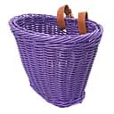 Корзина на детский велосипед / самокат 20х16х16 см плетеный ретро фиолетовый (G0001896)