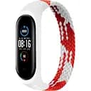 Ремешок BeCover Elastic Nylon Style для Xiaomi Mi Smart Band 5 / Mi Smart Band 6 Size L Red-White (706159)