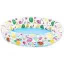 Басейн надувний дитячий Intex 59460 NP Зірки з м'ячиком та колом122x25 см об'єм 150 л від 2 років