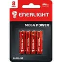 Батарейки Enerlight Mega Power ААА, 8 шт. (90030108)