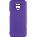 Чехол TPU GETMAN Liquid Silk Full Camera для Xiaomi Redmi Note 9s / Note 9 Pro / Note 9 Pro Max Фиолетовый / Ultra Violet