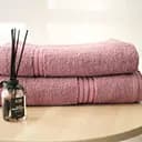 Набор махровых полотенец для ванной LeLit 70x140 см + 50х90 см пурпурный (le2000000309767)