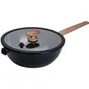 Сковорода ВОК MGC алюмінієва 30 см з антипригарним покриттям, чорний MGC HP-4-460B